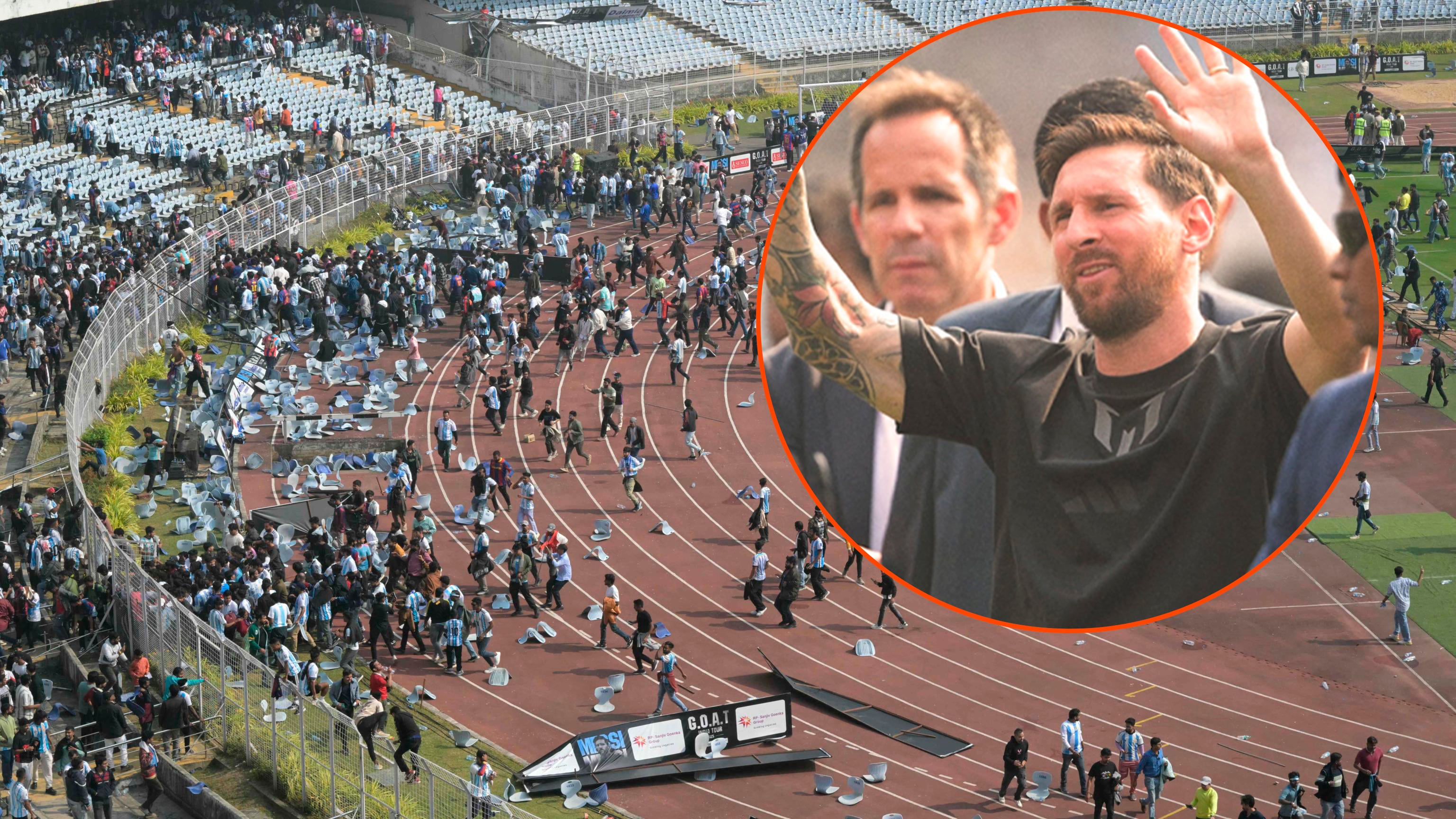 Lionel Messi en India Foto: ANSA