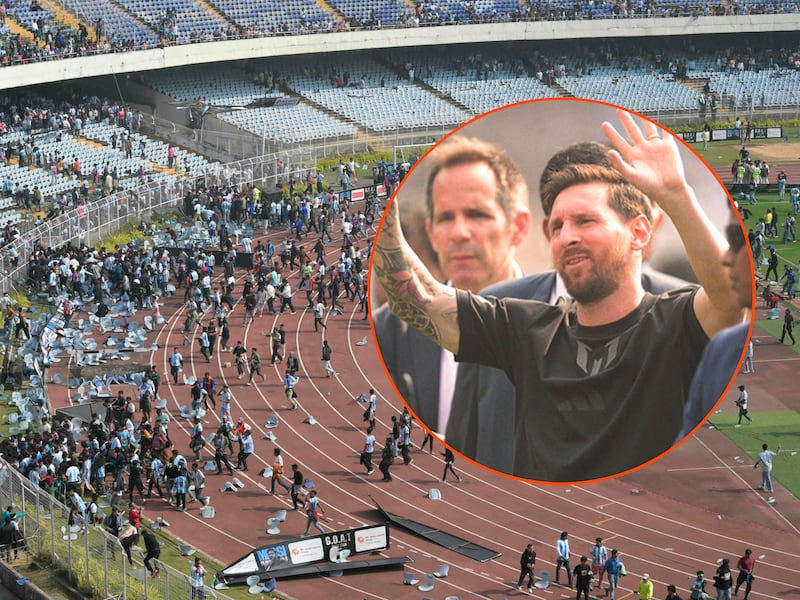 Visita de Lionel Messi a la India desata el caos