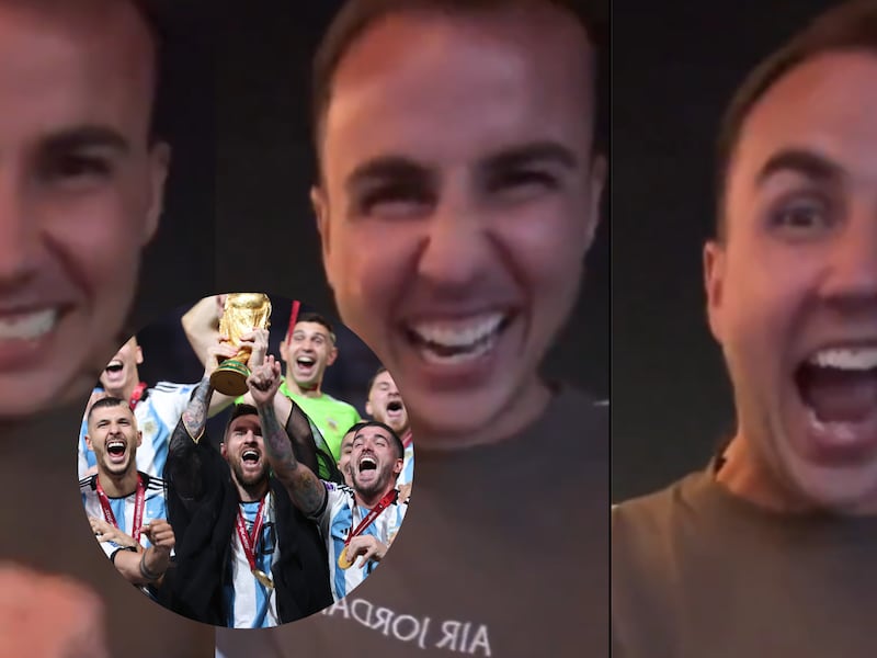 ¡Una imagen inesperada! Mario Götze celebra el título de Argentina en Qatar 2022