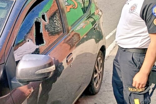 Disparan contra conductora en la zona 12 en intento de asalto