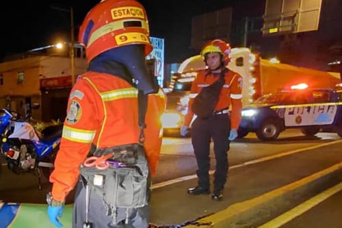 Accidente en bulevar los Próceres deja un fallecido y un joven en estado crítico