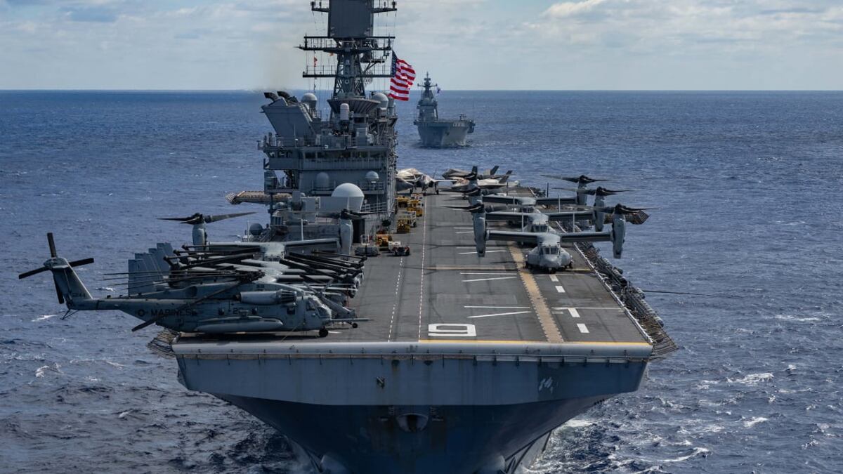 Desplegadas en el mar Caribe para combatir el narcotráfico. (Foto: Redes sociales)