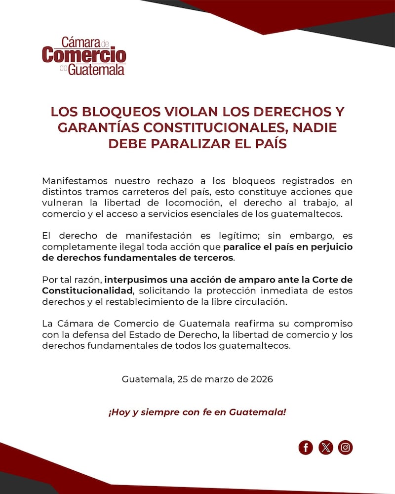 Comunicado.