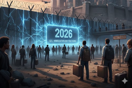 Estados Unidos cierra puertas: nuevas restricciones migratorias afectan a viajeros de siete países