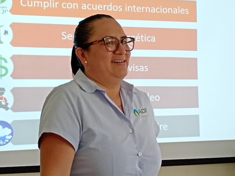 Aida Lorenzo de Juárez, gerente general de la Asociación Promotora de Combustibles Renovables de Guatemala