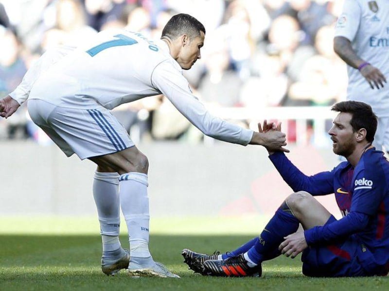 Joan Laporta sueña con la dupla Cristiano-Messi en el FC Barcelona