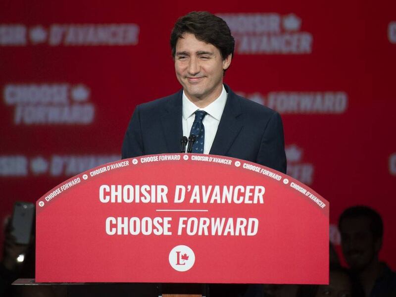 Trudeau gana elecciones en Canadá, pero sin mayoría absoluta