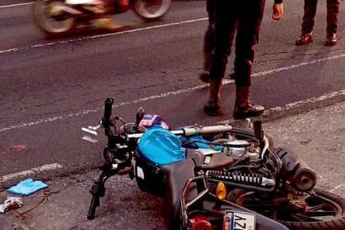 Este artículo portaba el motorista que fue atacado a balazos por no ceder el paso en la Roosevelt