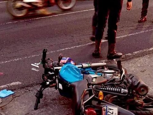 Este artículo portaba el motorista que fue atacado a balazos por no ceder el paso en la Roosevelt