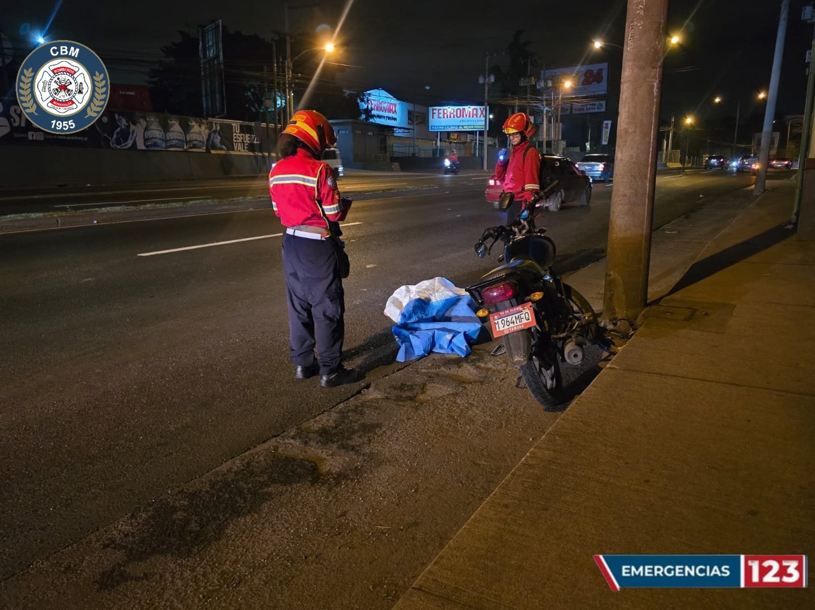 Trágico accidente de motociclista deja una víctima fatal en ruta al Atlántico