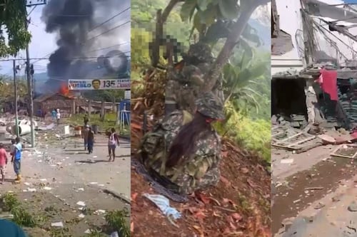 VIDEO. Así quedo un municipio de Colombia tras un ataque armado que duró horas