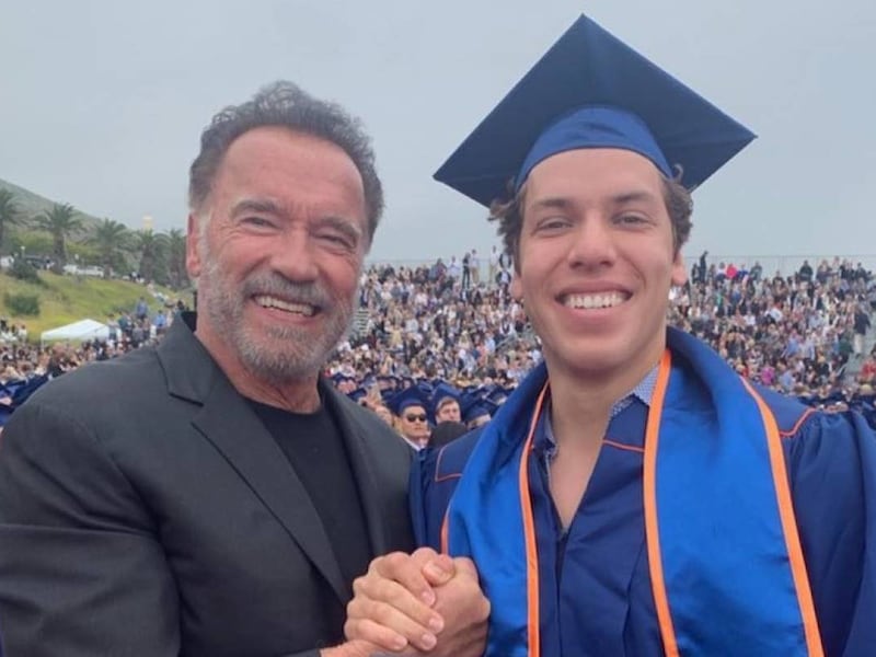 Hijo guatemalteco de Arnold Schwarzenegger celebra su cumpleaños con él