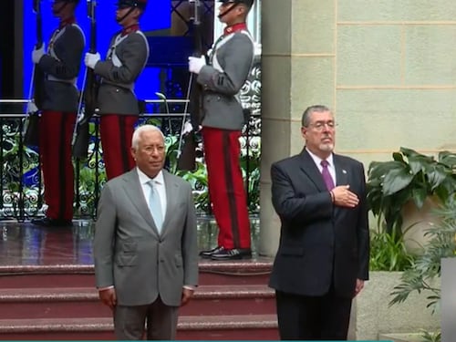 António Costa está en Guatemala para estrechar lazos con la Unión Europea