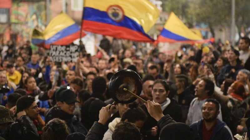 Líderes de protestas convocan a nuevo paro nacional en Colombia