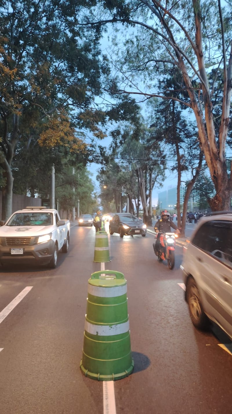 Tránsito en la ciudad de Guatemala.