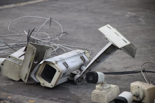 PNC desmantela 14 cámaras clandestinas utilizadas para vigilancia criminal en zona 7