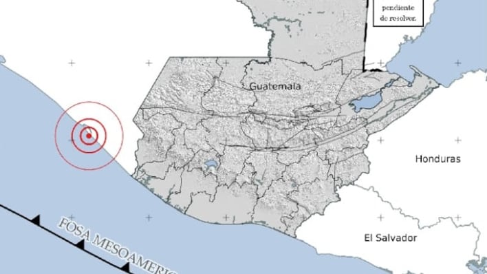 Temblor sensible en Guatemala