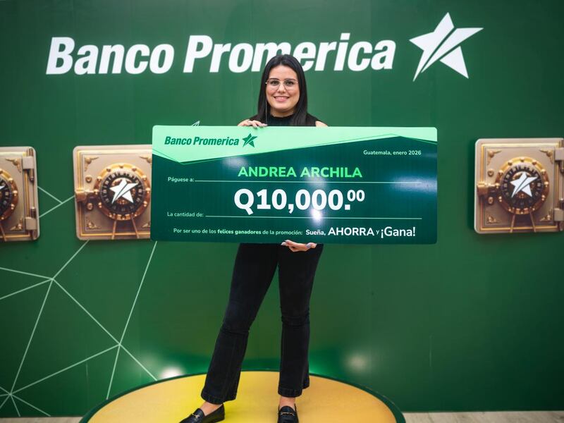 ¡Sueña, Ahorra y Gana! Banco Promerica premia a 135 clientes con más de Q140,000 gracias a su promoción