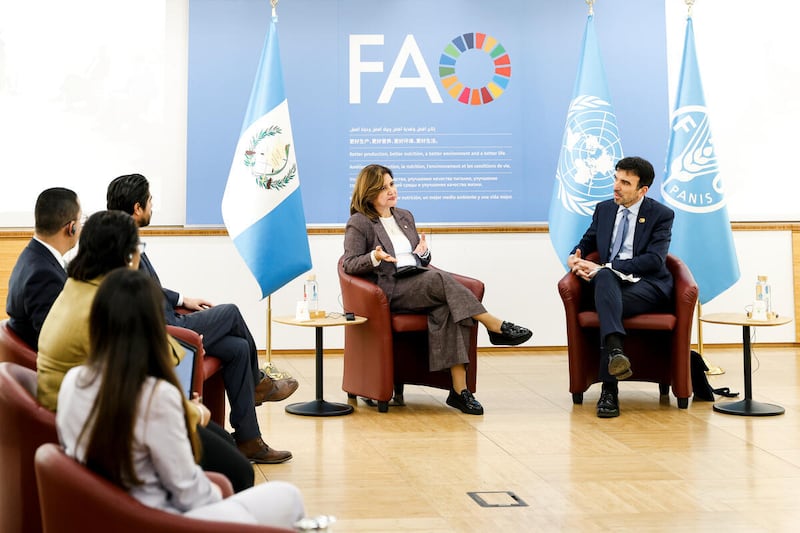 Vicepresidenta Karin Herrera estuvo en Roma.