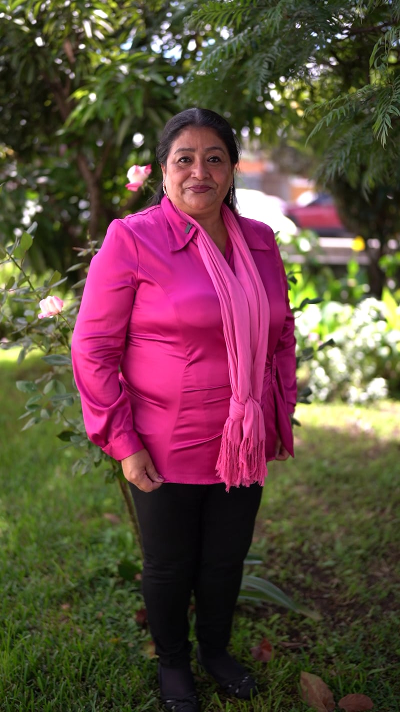 Mayra Pérez venció el cáncer de mama.