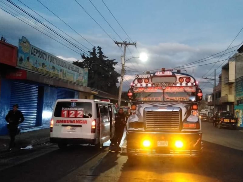 Asesinan a piloto de bus en Quetzaltenango