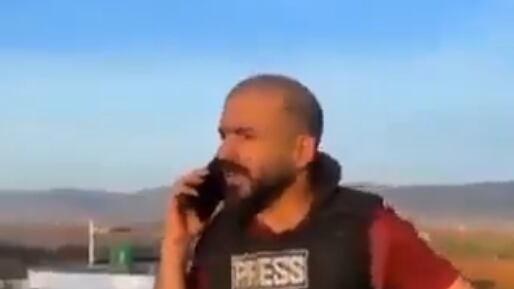 VIDEO. Camarógrafo es herido por un cohete en Líbano