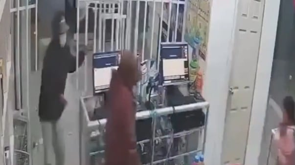 Violento asalto queda grabado. Foto: RRSS