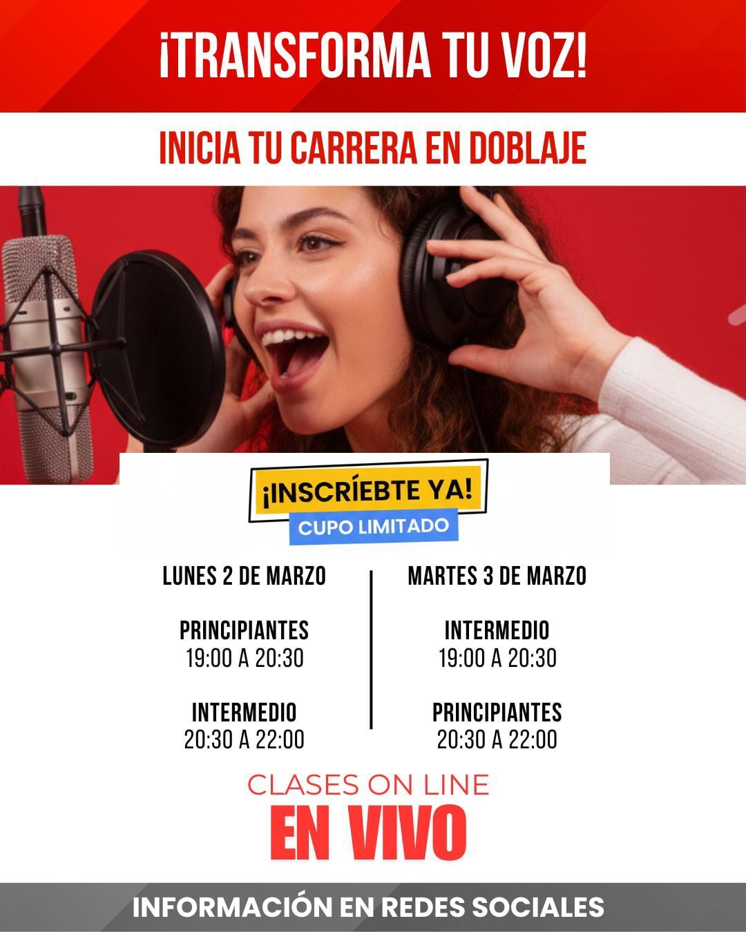 Empresa y academia de doblaje de voces al español en Guatemala.