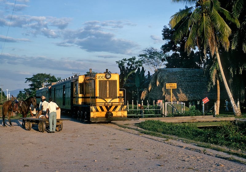la red ferroviaria en Guatemala