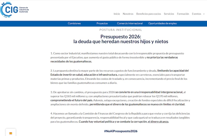 Cámara de Industria de Guatemala