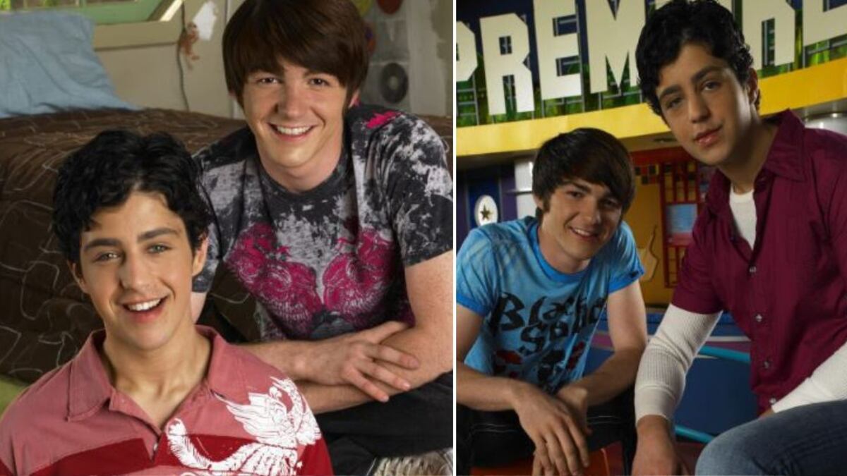 Drake Bell y Josh Peck en imágenes promocionales de 'Drake y Josh' en 2006