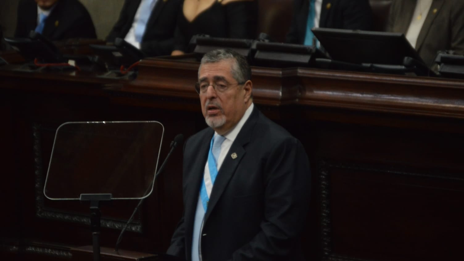 Arévalo rindió su informe de segundo año al frente de la presidencia de Guatemala.