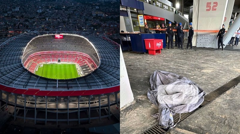 Aficionado murió en el Estadio Azteca