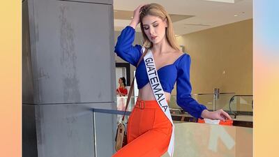 Miss Guatemala sufre accidente con vestuario en Miss Universo