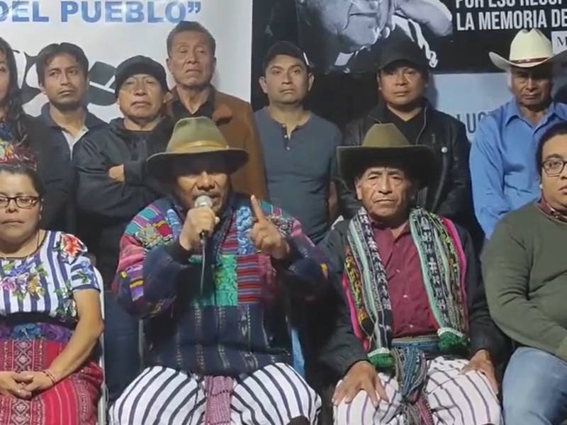 Autoridades indígenas de Santiago Atitlán acuerparán manifestaciones en la capital