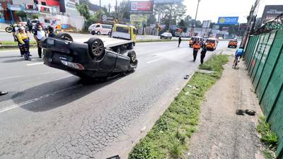 Guatemala y El Progreso son los departamentos con más accidentes de tránsito