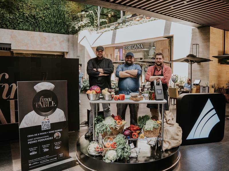 Cuatro chefs de talla internacional se unirán en un evento culinario en Oakland Mall
