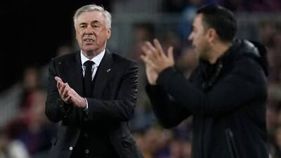 Carlo Ancelotti: "Ha sido un partido completo" contra el Barcelona