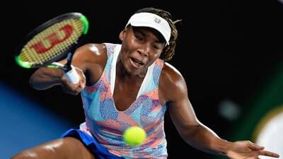 Venus Williams cae en primera ronda del Abierto de Australia